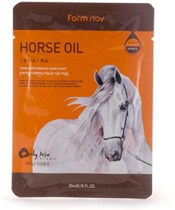 

FarmStay Visible Difference Horse Oil Mask Sheet